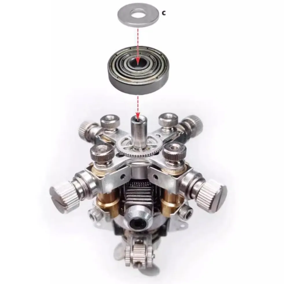 Mechanical jellyfish toy boy metal model assembly birthday gift assembly model 3d stereo creative