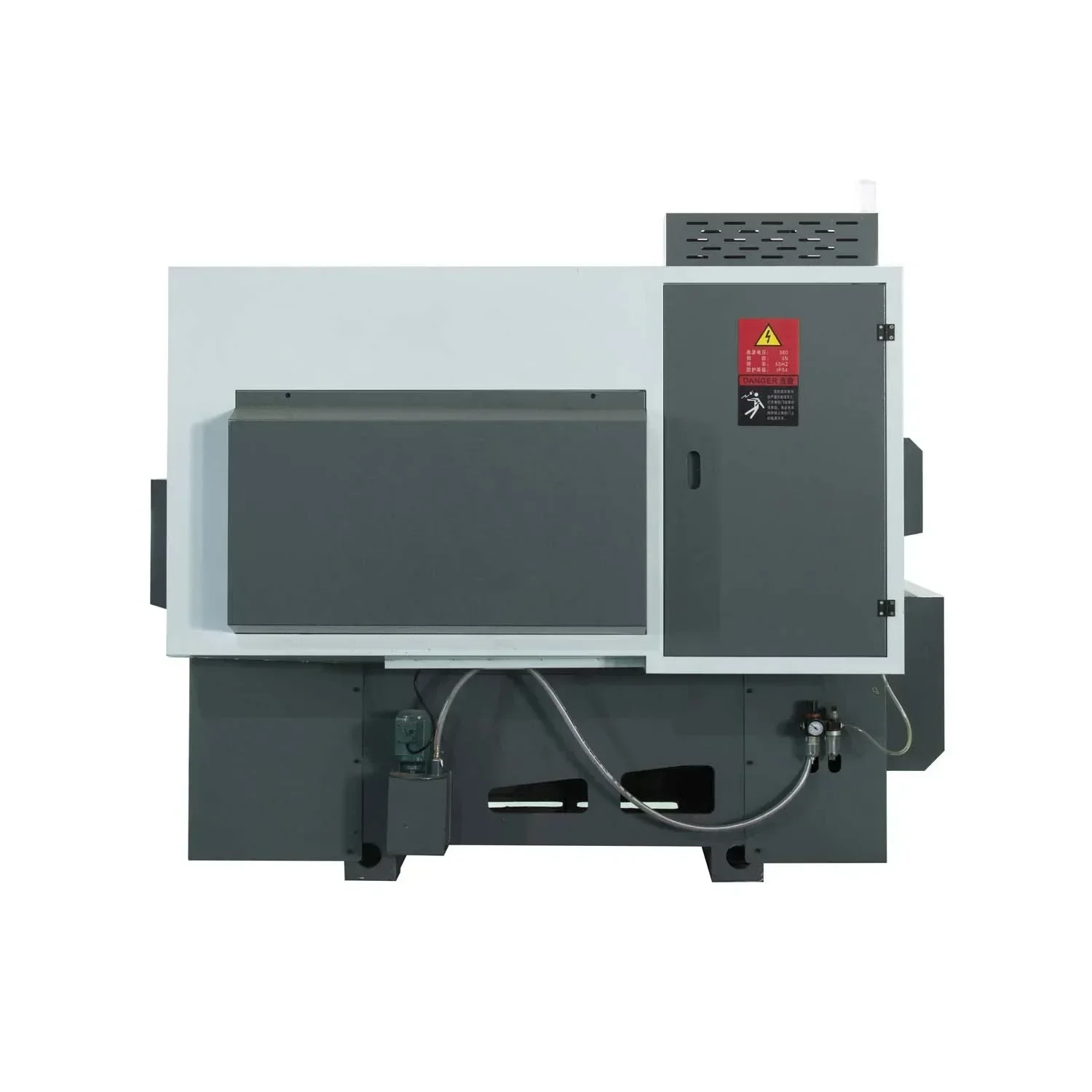 Flat Bed CNC Metal Lathe Machine 0.01mm High Precision Linear Guide Rail CNC Cutting And Turning Machine With GSK Controller