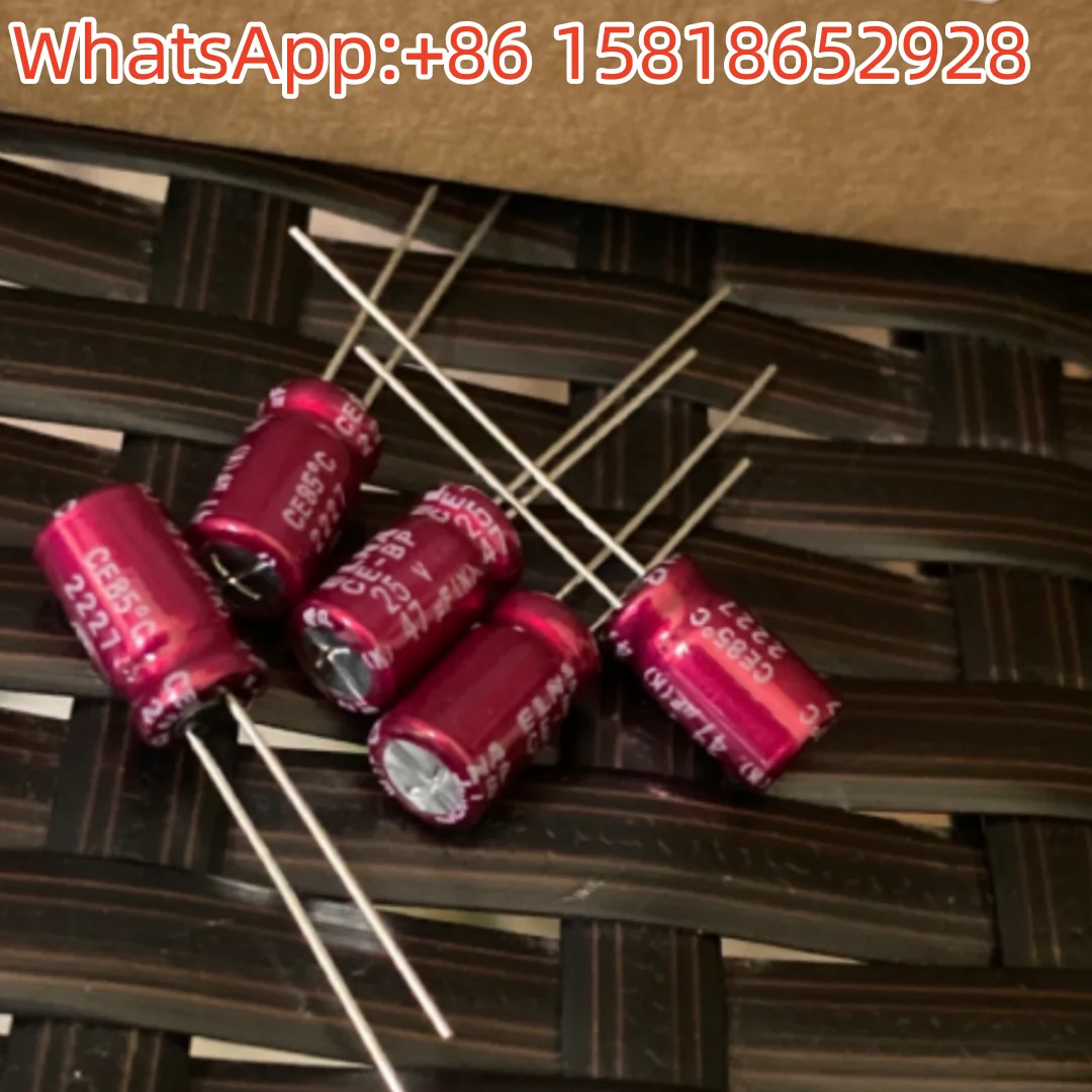

10pcs 47UF 25V ELNA coupling capacitors 25V47UF 6*11 non-polar RBD maroon robe