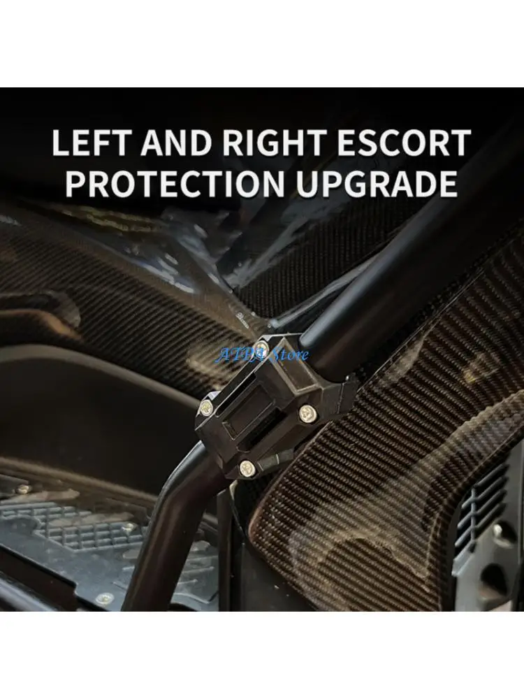 

U13C Universal Motorcycle Crash Guard Flexible Rubber Frame Protectors Shock Resistant Falling Crush Protectors