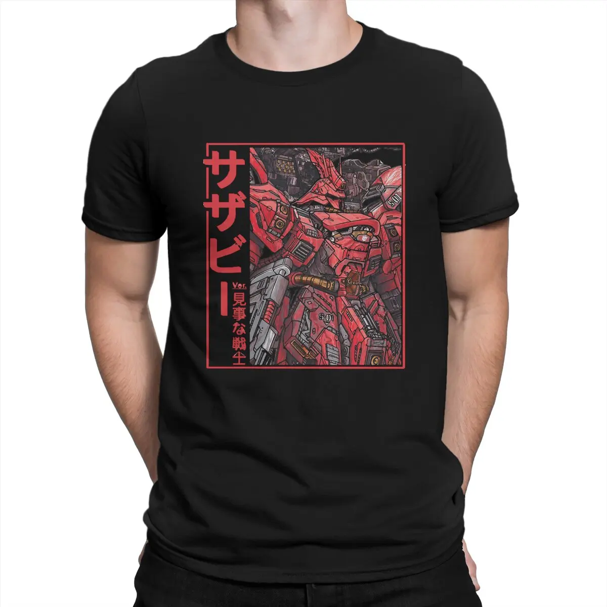 Men T-Shirts Sazabi CU Leisure 100% Cotton Tee Shirt Short Sleeve Sazabi T Shirt Crew Neck Clothing 4XL 5XL