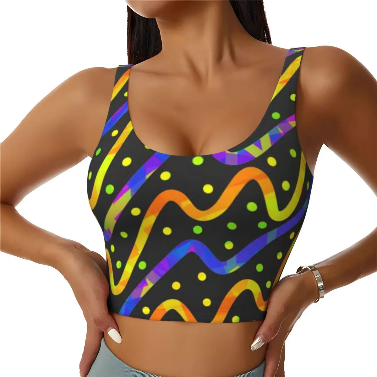 Workout Tank Women Dream Wave Festival - Thunder Burst 1 Road Cycling Quick Dry Top