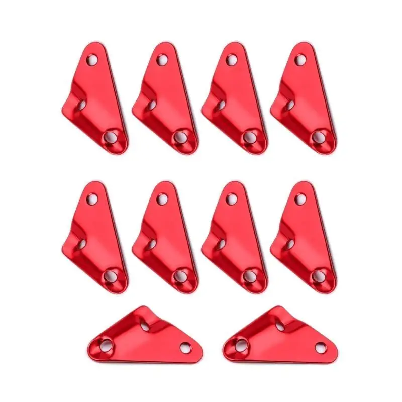 652F 10pcs خيمة حبل الحبل مثبت تشديد تشديد الإبزيم لخطاف خيمة الخيمة الشد ، ضابط سلك خيمة الرجل الرجل