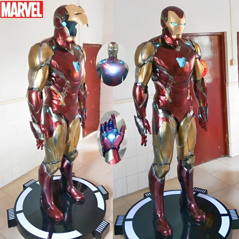 Anime Marvel Iron Man 1:1 Mk85 Full Body Wearable Stage Performance Iron Man Armor New Upgraded Deluxe Edition Standard Edition