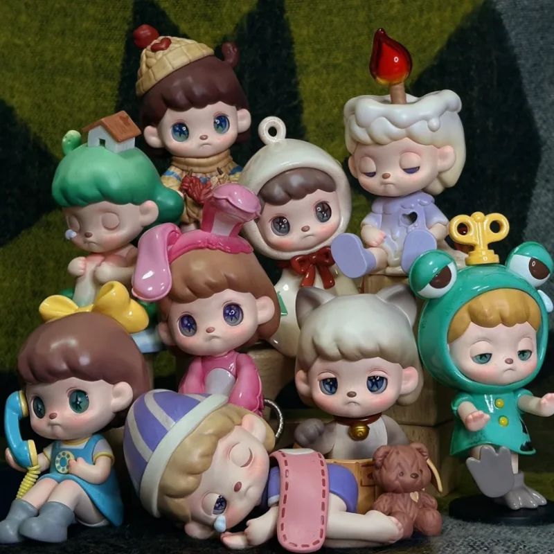ของแท้ Anmoo Amo 2nd Generation Imperfect World กล่องตาบอดเครื่องประดับอินเทรนด์ Collectible Action Figure ของขวัญวันเกิดสะสม