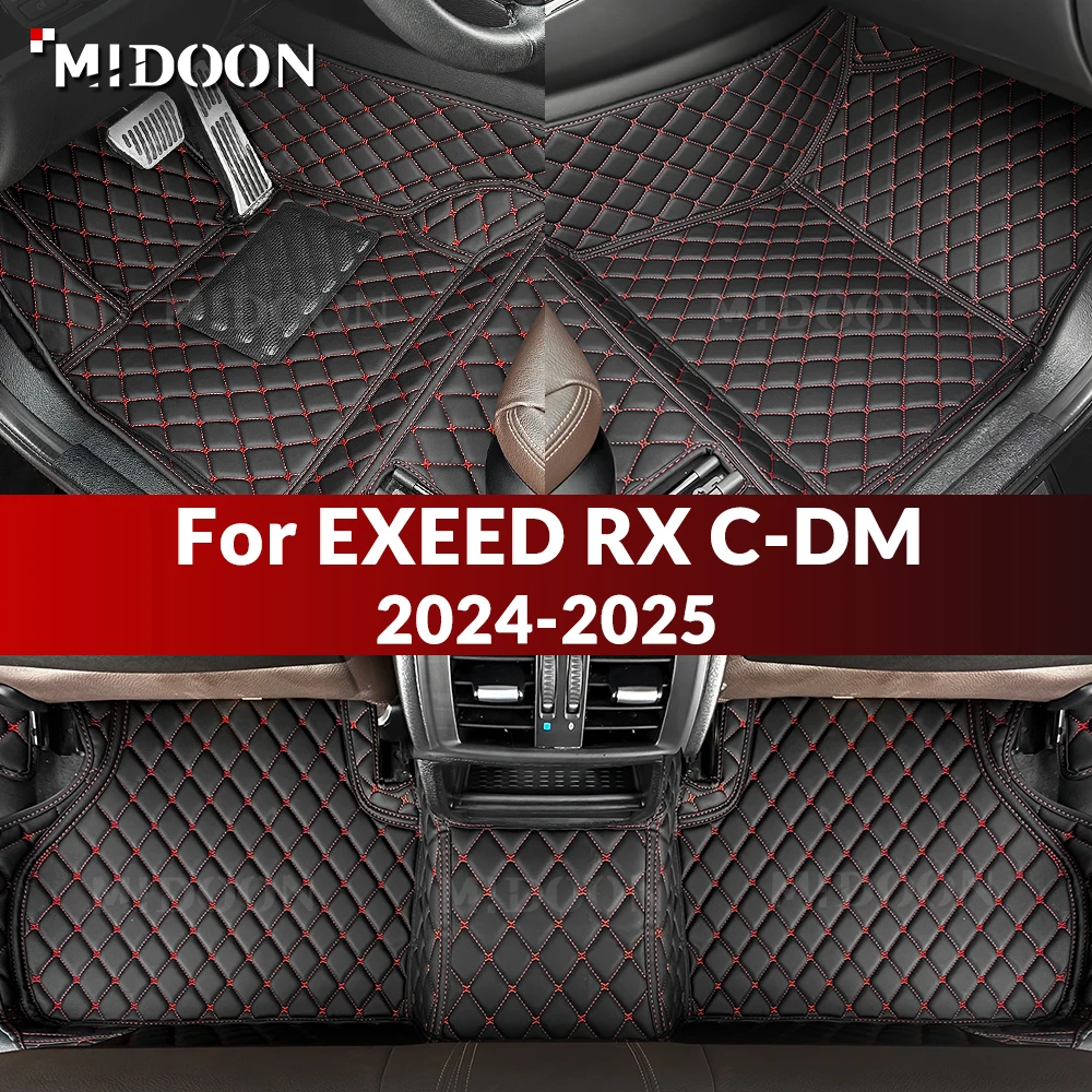 MIDOON Car floor mats for Exeed RX Omoda 9 C9 2024-2025 Custom auto foot Pads carpet cover interior accessories