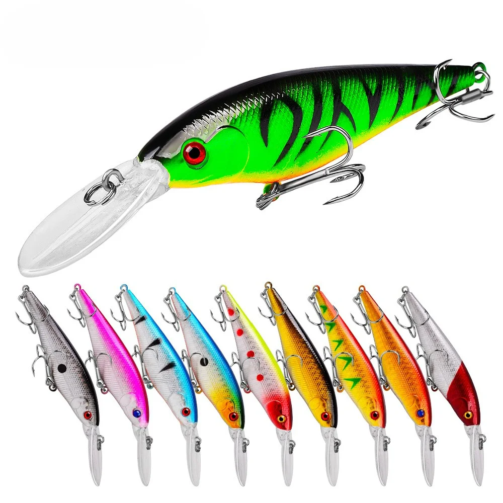 

Minnow Fishing Lure Vibrator 10.5g11.5cm Kit Hard Bait Lures Wobbler Sea Tools Goods Wobblers for Pike Fake Fish Baits Predator