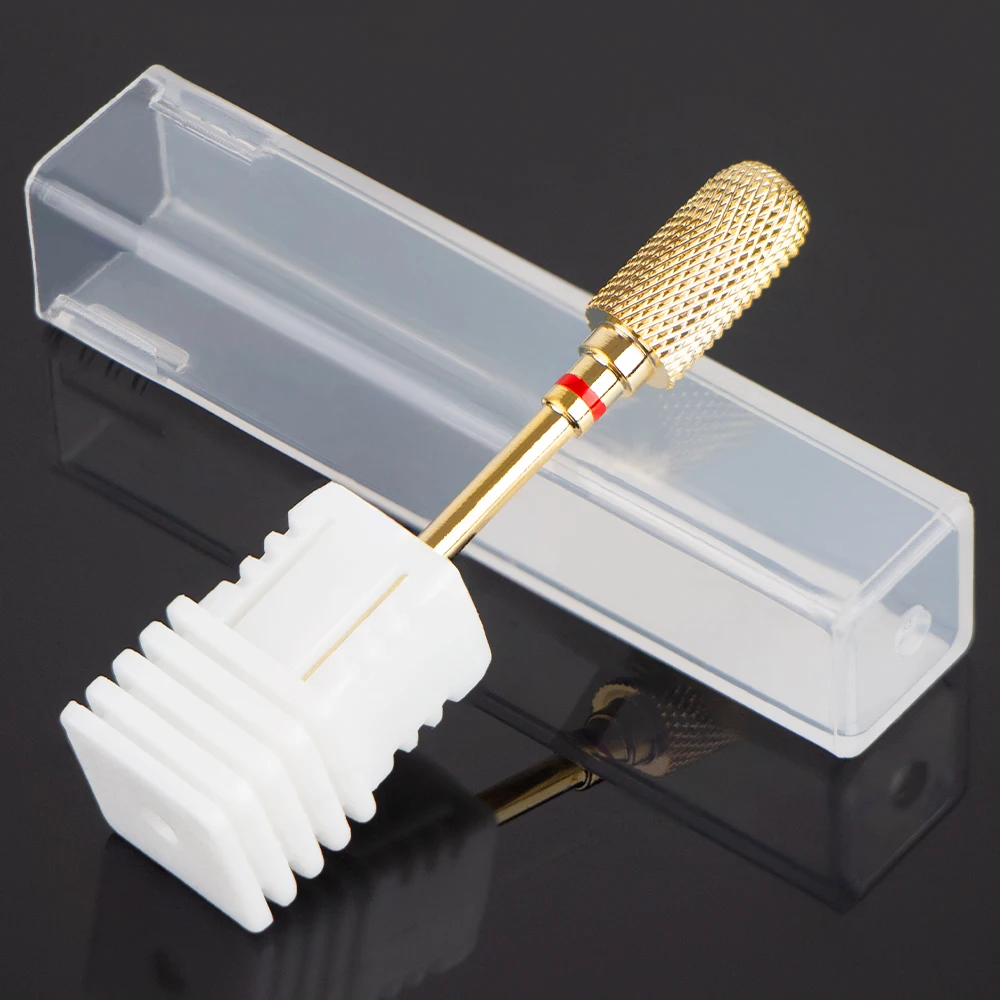 Carbide Tungsten Steel Cross Tooth Nail Drill Bits Milling Cutter Remove Gel Nail Art Tools Accessory