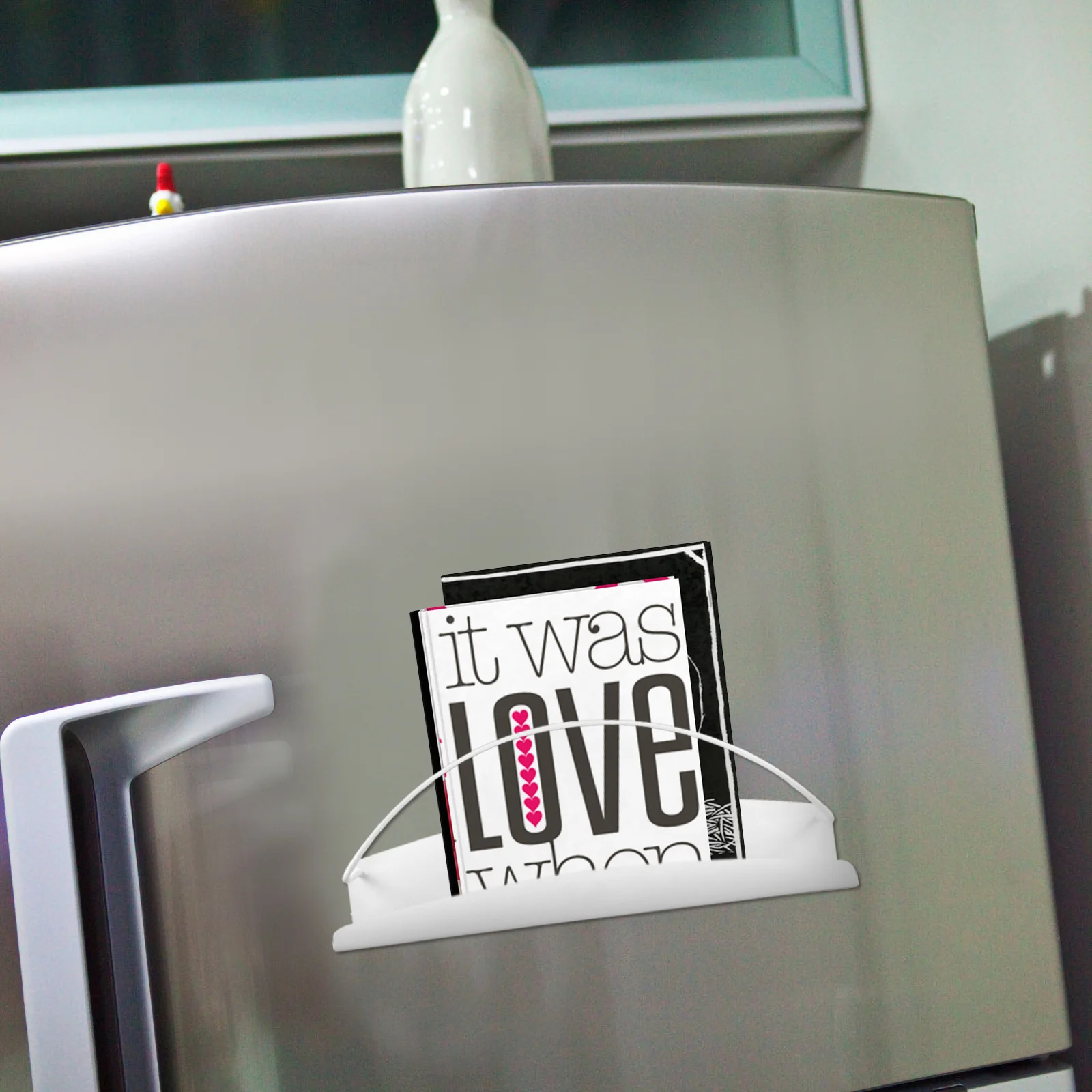 

Magnetic Storage Rack Metal Easy Install Fridge Spice Holder Kitchen Shelves Magazine Rack Spice ganizer Refrigerator