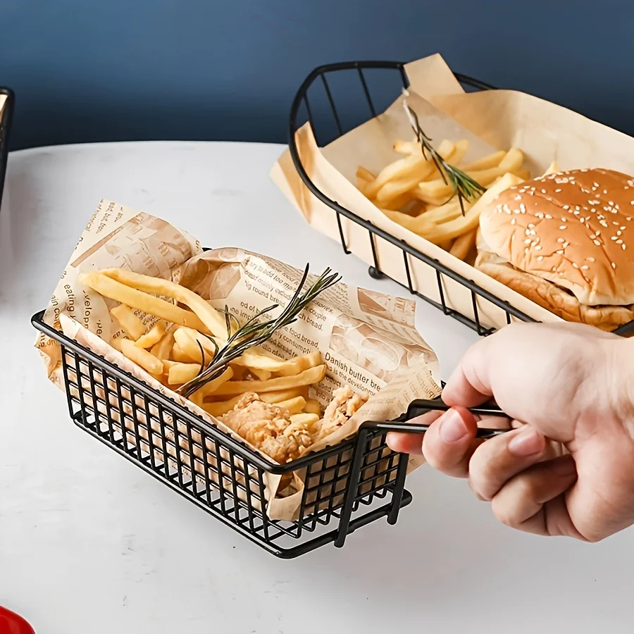 50pcs Oilproof Food Wrapping Paper 5.9×5.9in, Classic Design for Sandwich Burger Hot Dog Kitchen Restaurant Use