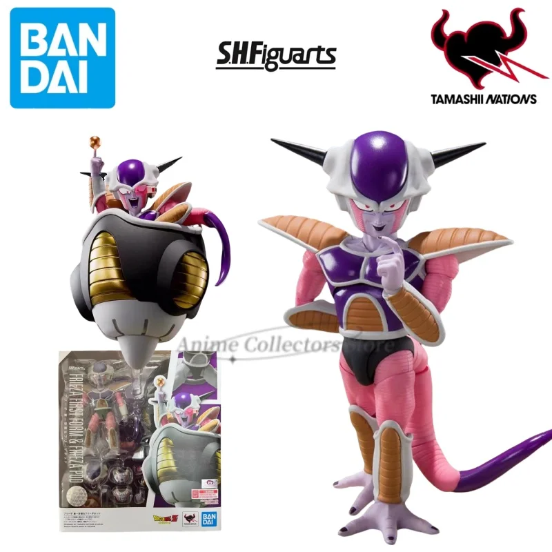 BANDAI S.H.Figuarts Frieza First Form Frieza's Hover Pod Dragon Ball Z in Stock Anime Collection Figures Model Toys Gift