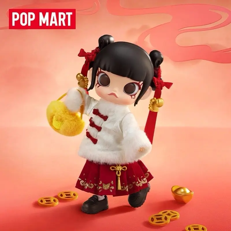 

POPMART MOLLY, милая и интересная игрушка, серия «У меня деньги», 1/8, фигурка, украшение для куклы, креативная коллекция-сюрприз, подарки