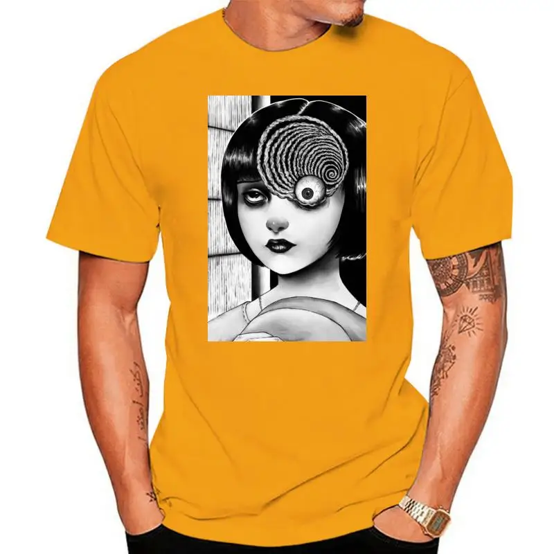 2020 Fashion Uzumaki Junji Ito Anime Japanese Horror Movie T Shirt Tees