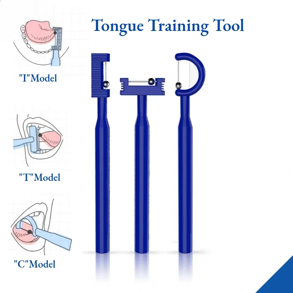 3pcs Oral Muscle Training Set Tongue Tip Lateralization Lifting Oral Muscle Training Tongue Tip Exercise Tool