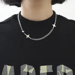 Vintage Exquisite Star Charms Pendant Necklaces Trendy Jewelry 2023 Cool Y2k Star Chains Choker For Women Party