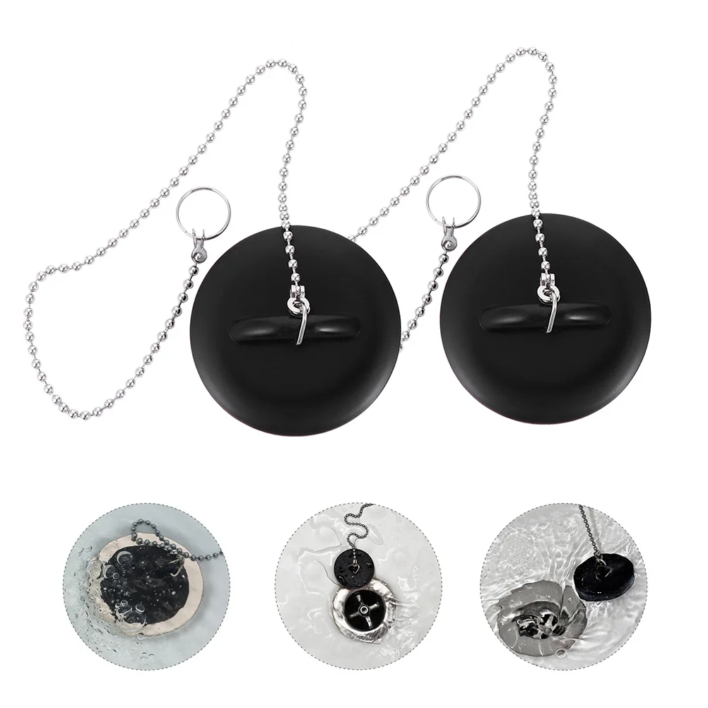 

4 шт., силиконовая пробка для воды, пробка для раковины для ванной комнаты, кухни, сливная крышка, герметичные пластиковые пробки для волос, пробка для ванны, сантехника