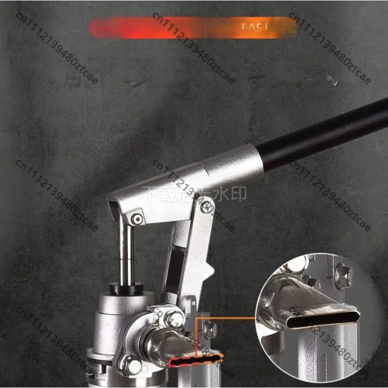 Manual Feeding Pump, Stainless Steel Suction Device, Portable Liquid Transfer Pump for Indoor Outdoor Home and Garden Use