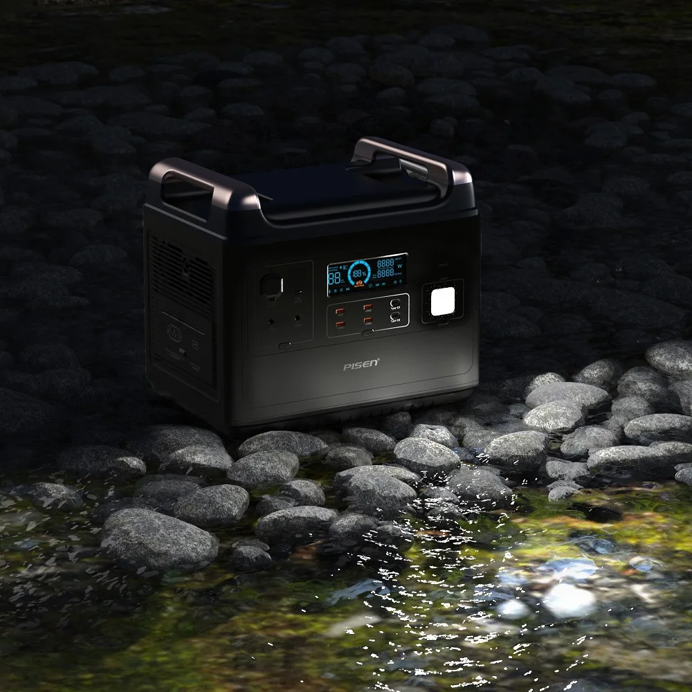 

Pisen Outdoor Energy Storage Power Supply Eu Plug Lithium Ion Charging 2000W Portable New Energy Power Station 230v for Europe