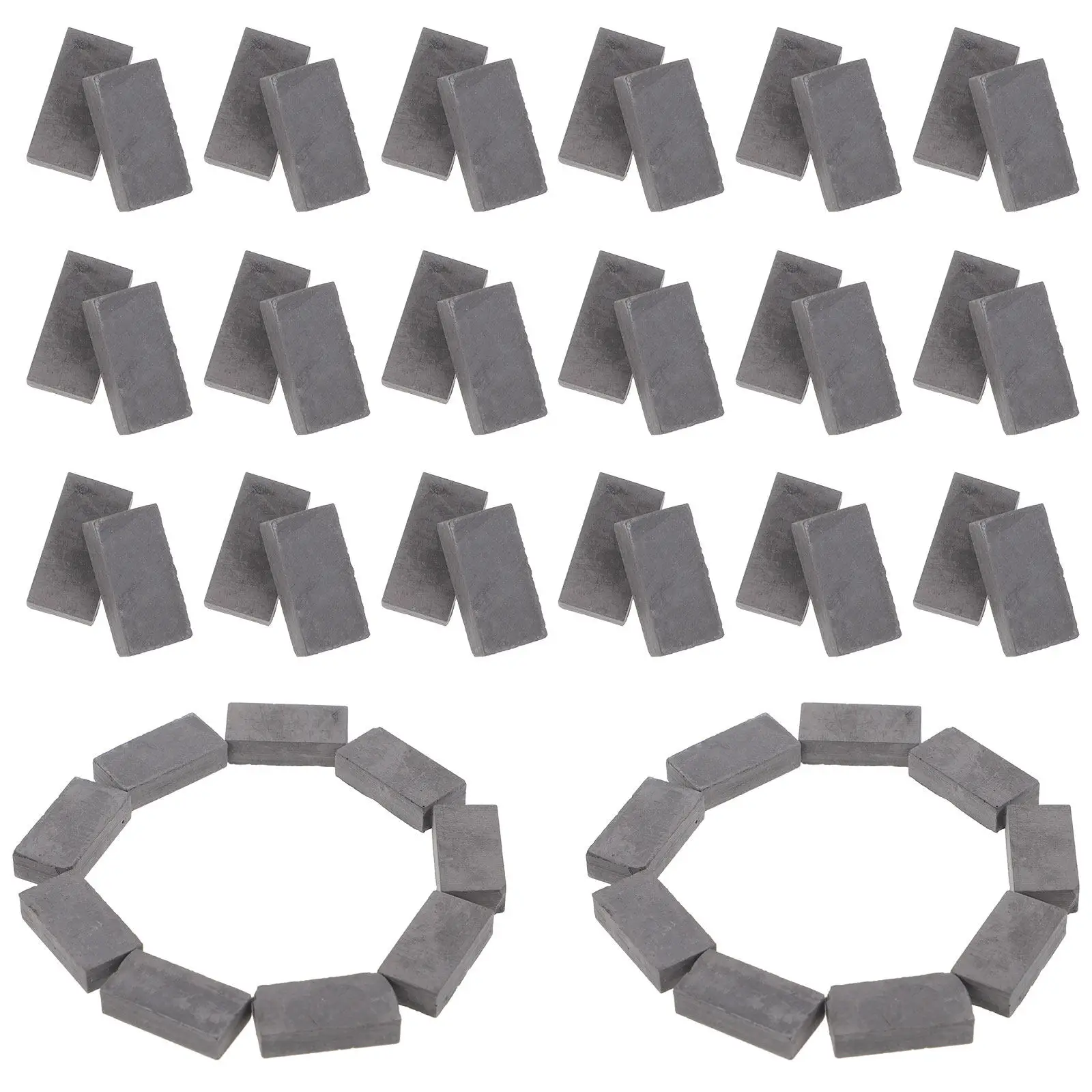 

200 миниатюрных кирпичных украшений: реалистичные маленькие кирпичики для архитектурных макетов, микроландшафтов, песочниц, набор аксессуаров для DIY-проектов