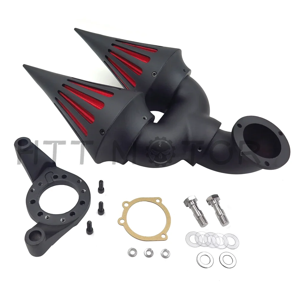 Aftermarket Motorcycle Parts Spike Air Cleaner Carb Cover Intake For Harley Davidson CV Carburetors V-Twin Dyna Fat Bob FXDF