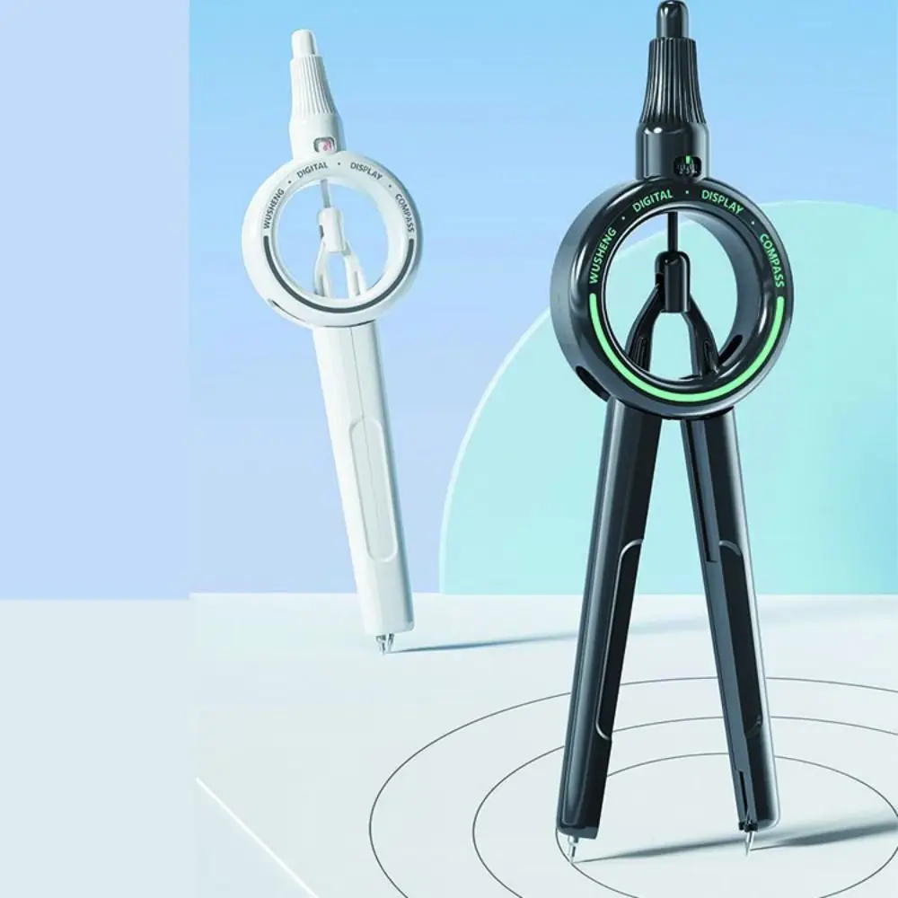 Precision Digital Display Compass Digital Radius Display Press Type Circle Drawing Gauge Engineering Drafting Drawing