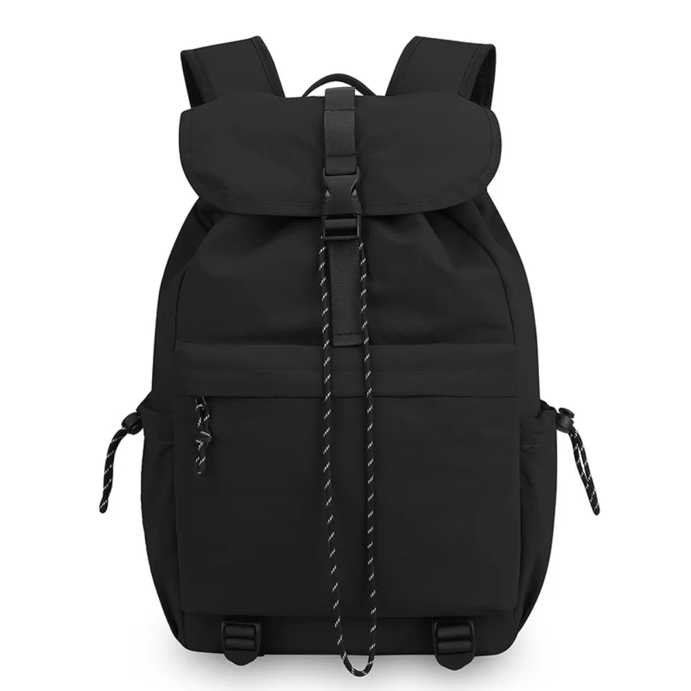 

Portable Nylon Large Capacity Backpack Daypack Anti Splashing Students School Bag Durable Scratch Prevention Shoulders Bag Women