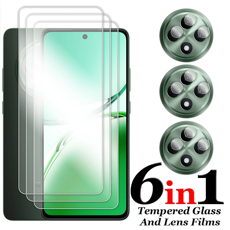 For Oppo Reno12 FS 4G 5G Glass 6.67 inch Transparent Screen Protector For OPPO Reno12 FS Tempered Glass For Reno12 FS Lens Film