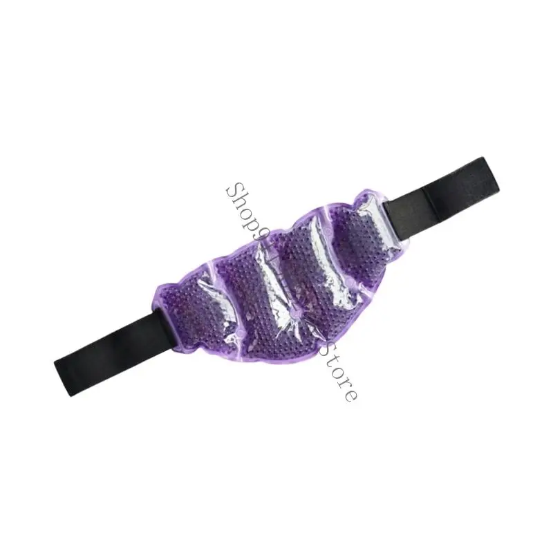 Mehrzweckkühlbeutel mit glatt aus wischbarem tragbarem Pack -Pack -Gel -Nacken Cool für Home Nursery Badezimmer 066f