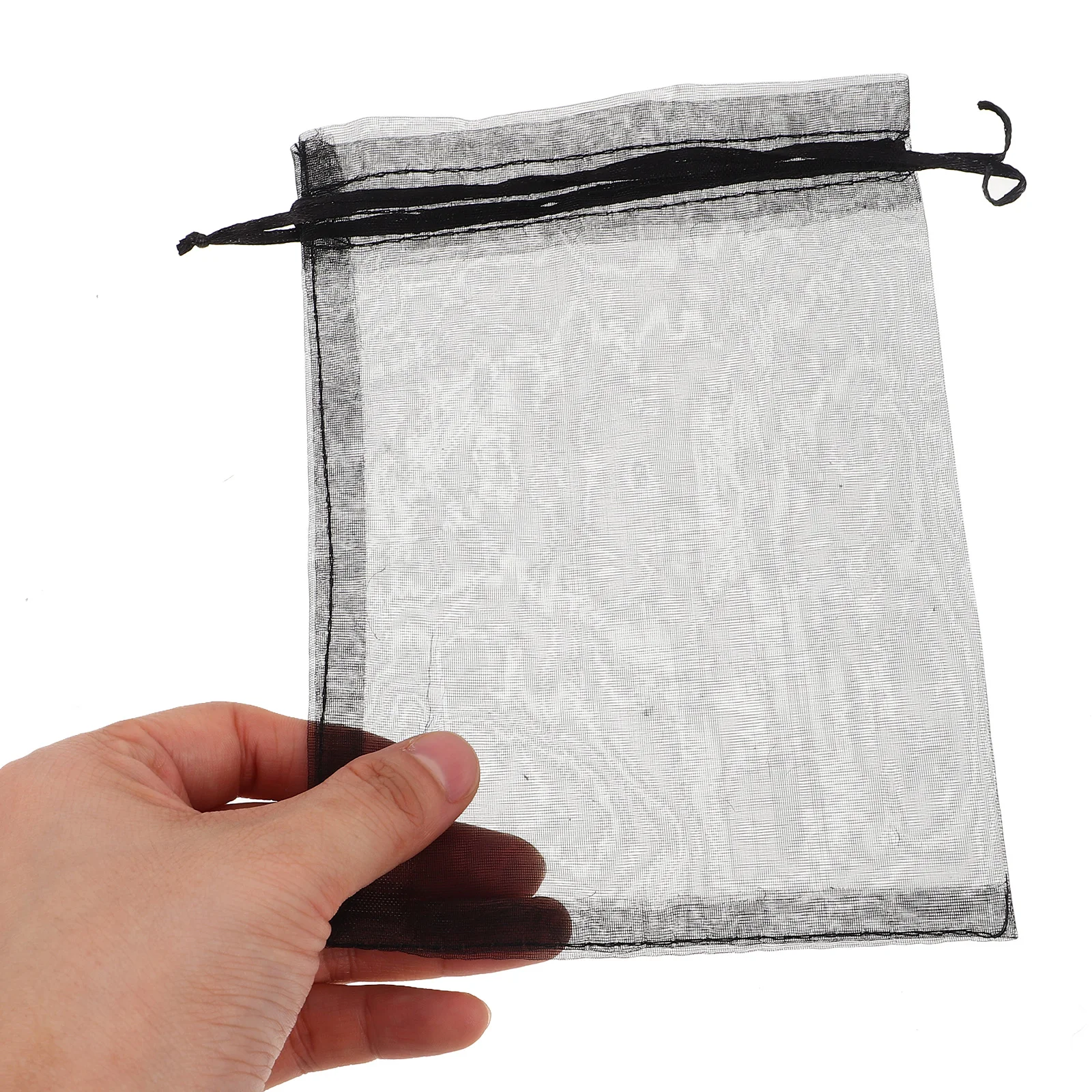 

50 Pcs Mesh Jewelry Bags Drawstring Pouches Wedding Favor Gift Packaging Gauze Sacks 18x13cm Bulk Party Goodie Bags Corded