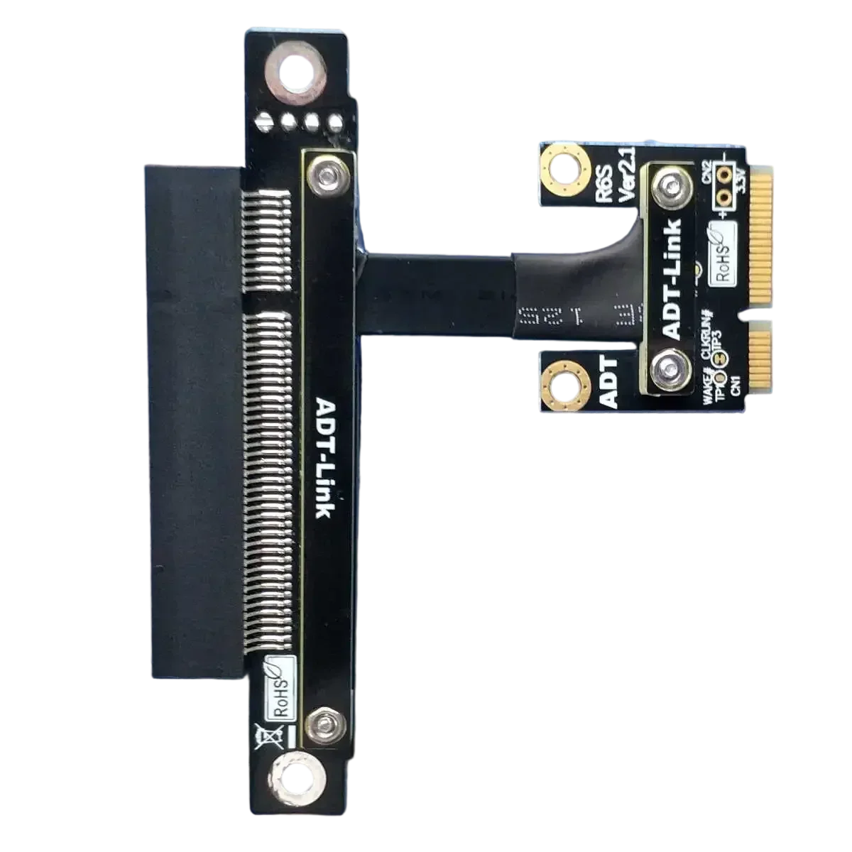 ADT-Link PCI-E 3.0 x1 to MPCIe WiFi Wireless Network Card Interface Extension Cable Adapter Riser for RAID SSD Card LAN Card