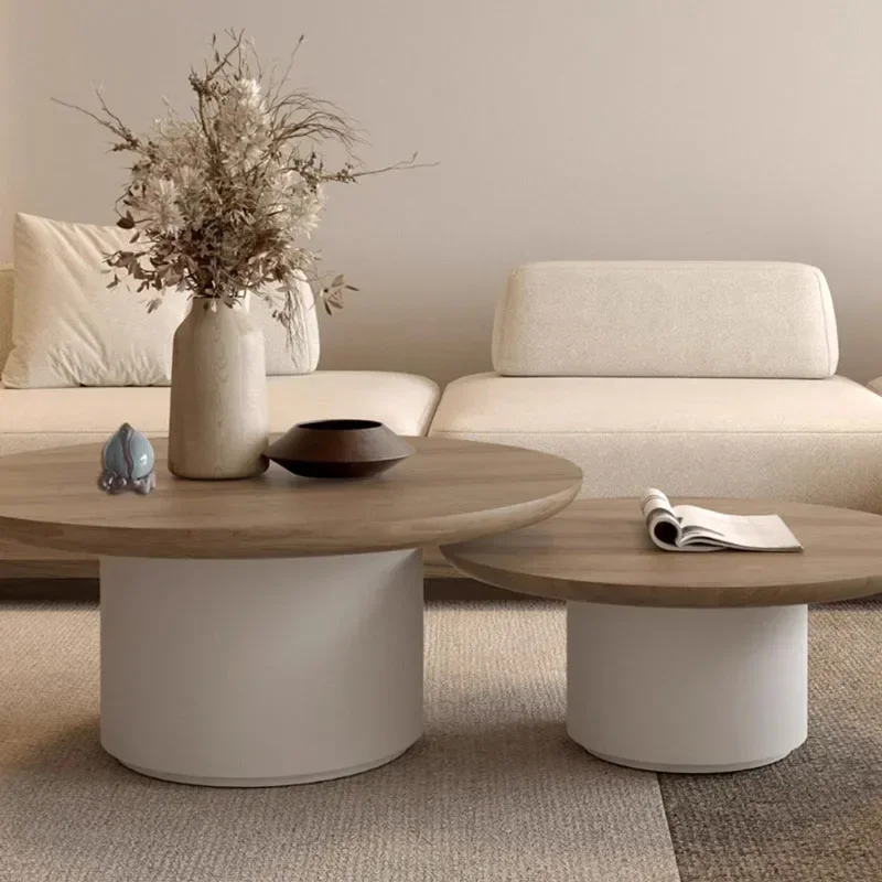 

Japanese Premium Coffee Tables Unique Luxury Round Glam Coffee Table Nordic Table Vintage Creative Mesas Bajas Hotel Furniture