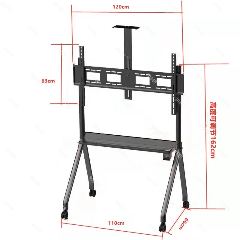 Humanoid conference teaching tablet all-in-one mobile stand monitor tv mobile floor-standing cart