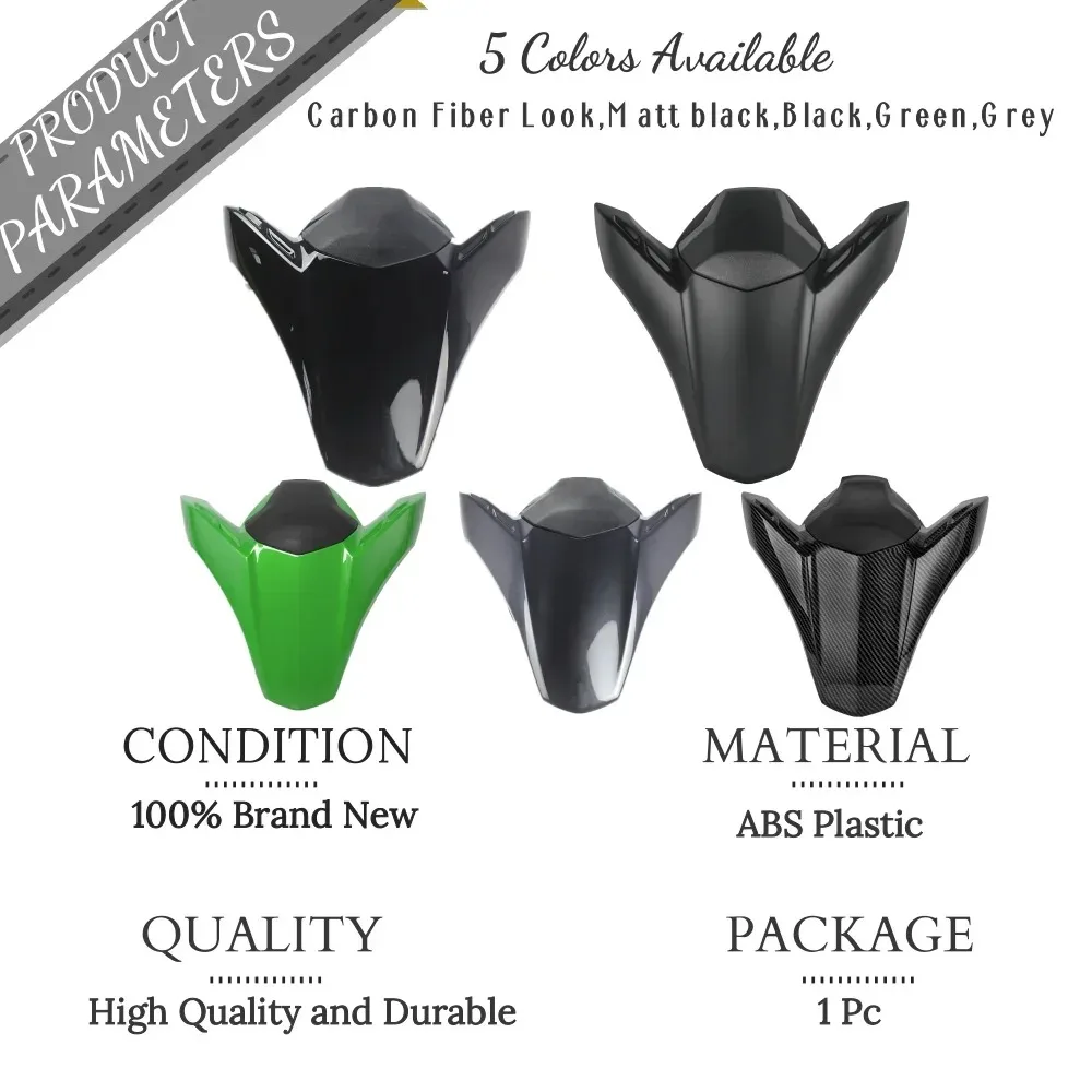 دراجة نارية الركاب الخلفي بيلايون مقعد القلنسوة هدية لكاواساكي Z900/ZR900F 2017-2024 Z 900 SE غطاء الذيل الملحقات