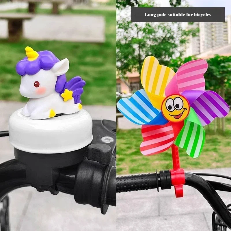 Einhorn-Kinderfahrradklingel, super laut, universell, niedliches Cartoon-Design, für Balance-Bikes, Fahrräder und Skateboards, super laut. – Detail 8