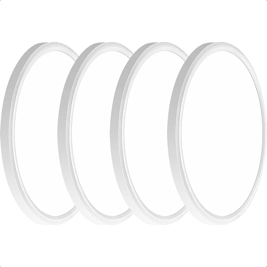 

4PACK 3200lm LED Flush Mount Ceiling Light er Slim 12 inch LED Ceiling Light 5000K Daylight LED Ceiling Light for Bedroom livin