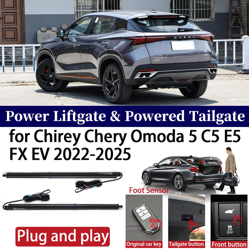 

for Chirey Chery Omoda 5 C5 E5 FX EV 2022-2025 Car OEM Power Liftgate Automatic One-Click Powered Tailgate Strut Plug and paly