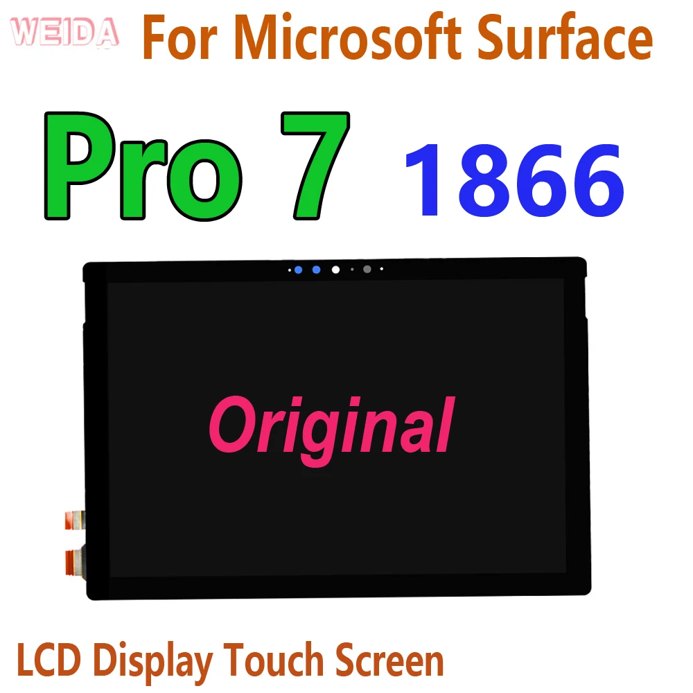 

12.3" Original LCD For Microsoft Surface Pro 7 1866 LCD Display Touch Screen Digitizer Assembly For Surface Pro 7 Pro7 LCD Tools