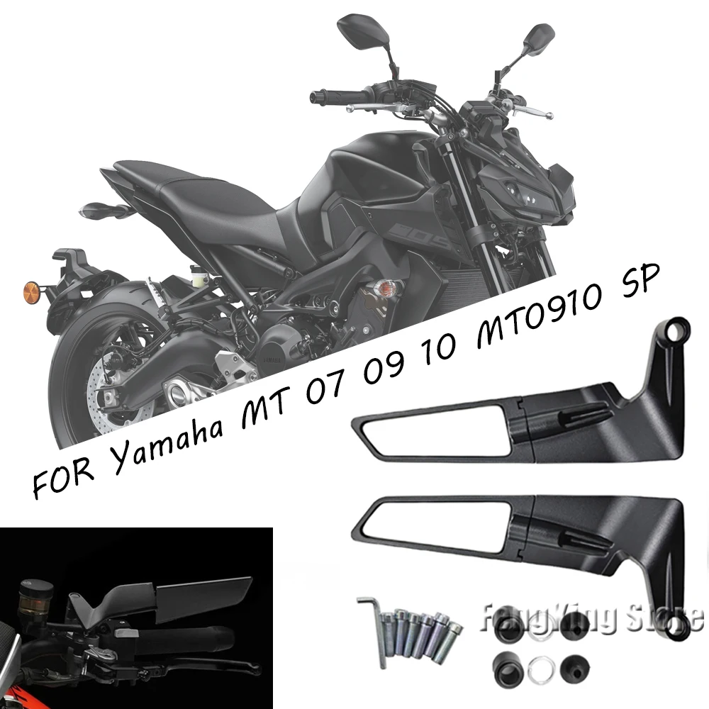 

For Yamaha MT 07 MT07 MT 09 MT09 SP MT 10 MT10 SP motorcycle accessories rearview mirror wind wing side rear view reversing