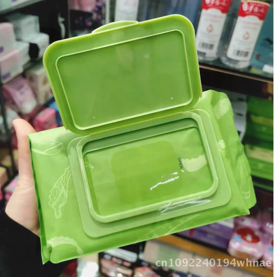 Aidi Shop Lingettes démaquillantes hydratantes profondes à l'aloe vera douces et non irritantes 60 grandes pièces pour le visage et les lèvres en profondeur