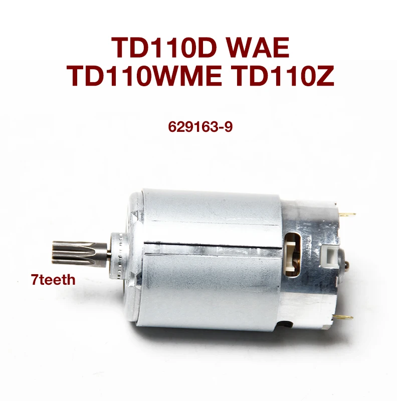 

Impact Driver Motor 12v Replacement Parts 629163-9 for Makita TD110D WAE TD110WME TD110Z 7teeth