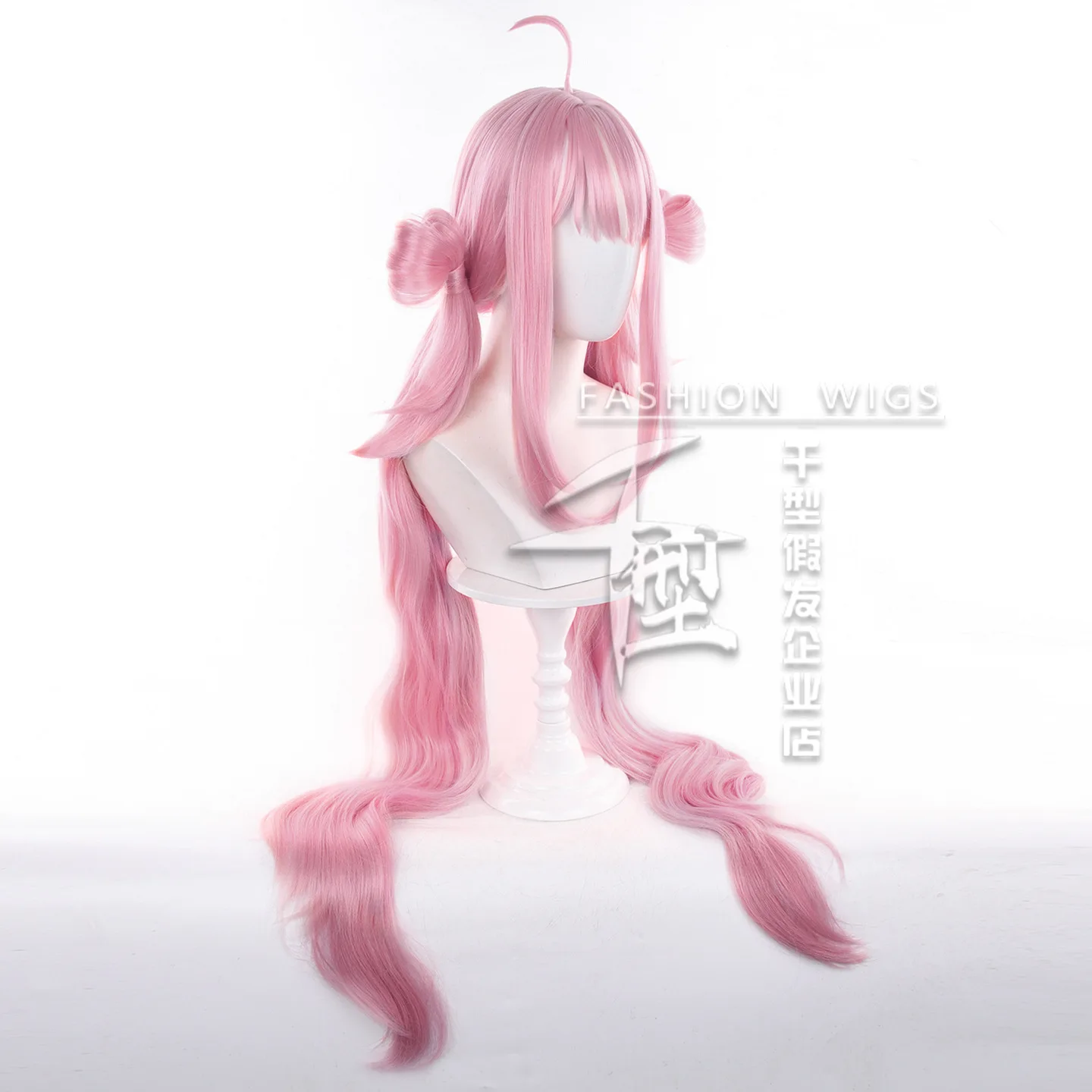 Game Honkai Impact 3 Fu Hua Cosplay Wig White Deer Roaming Clouds Party Role Play Wig + Free Cap