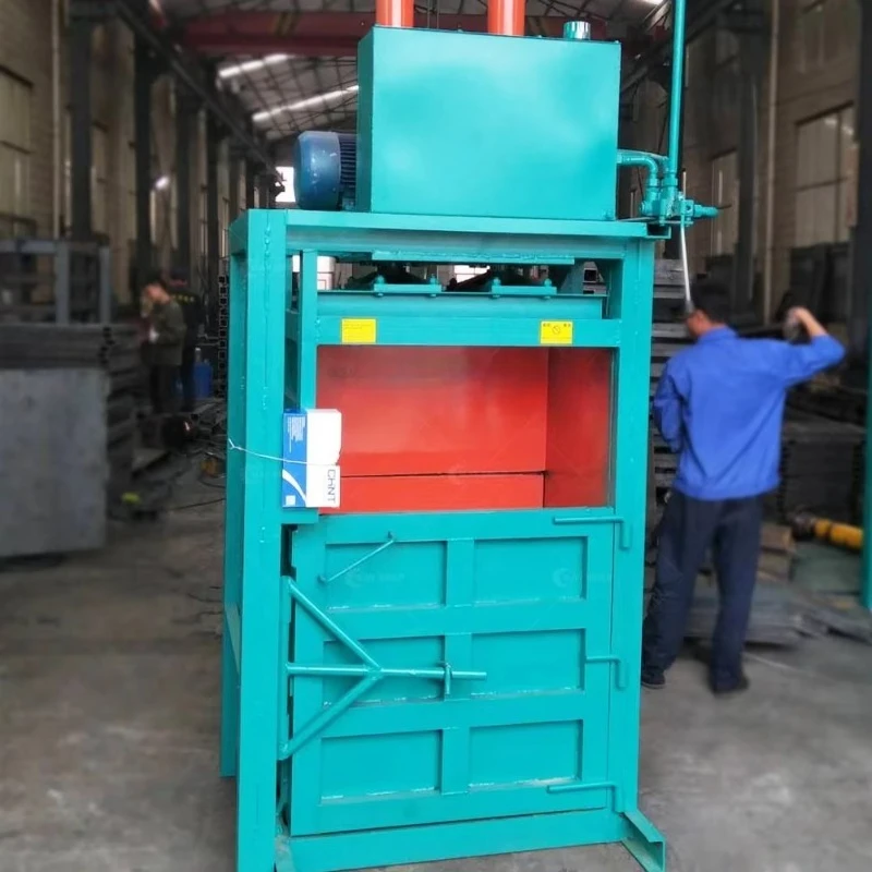 Industrial Vertical Baler Hydraulic Compactor 30 Ton OEM Custom for Waste Paper Plastic PET Can Textile Sponge Scrap