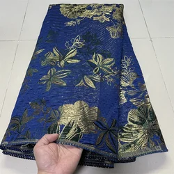 2026 High Quality African Nigerian Tulle Lace Fabric Organza Embroidery Guipure Party Gown Dress Brocade Jacquard 5Yard YXZ195