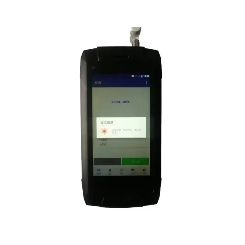Handheld chemical identification Raman tool for safety inspections