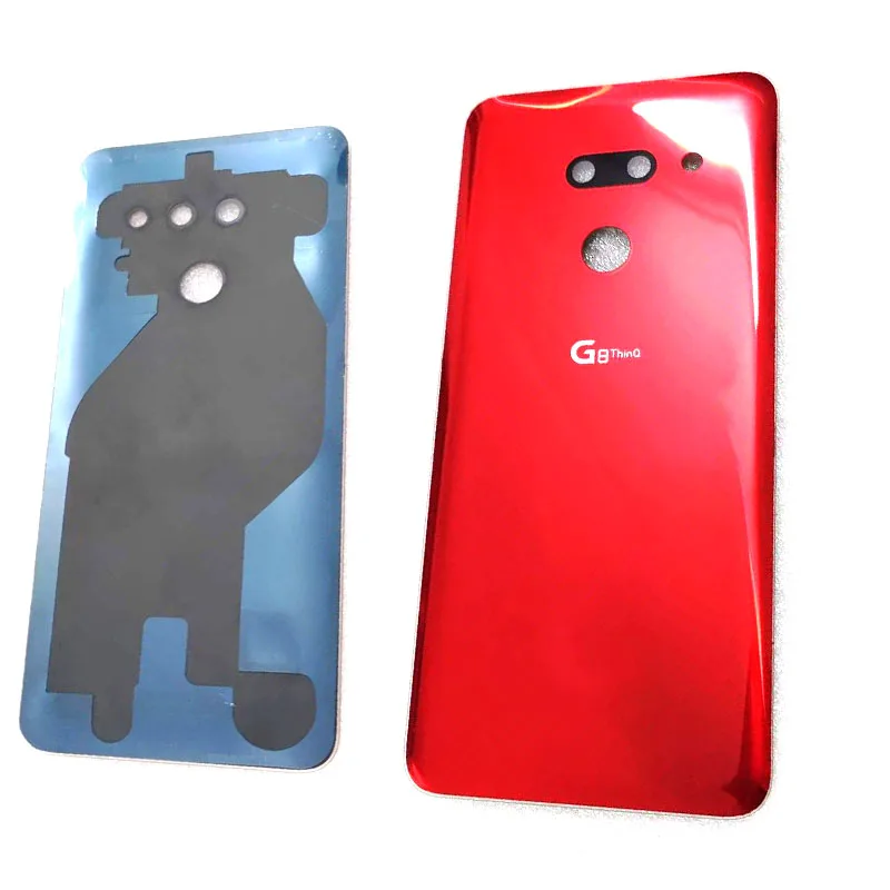 For LG G8 ThinQ G820N G820QM G820V G820UM Back Battery Cover Door Rear Housing Case With Adhesive