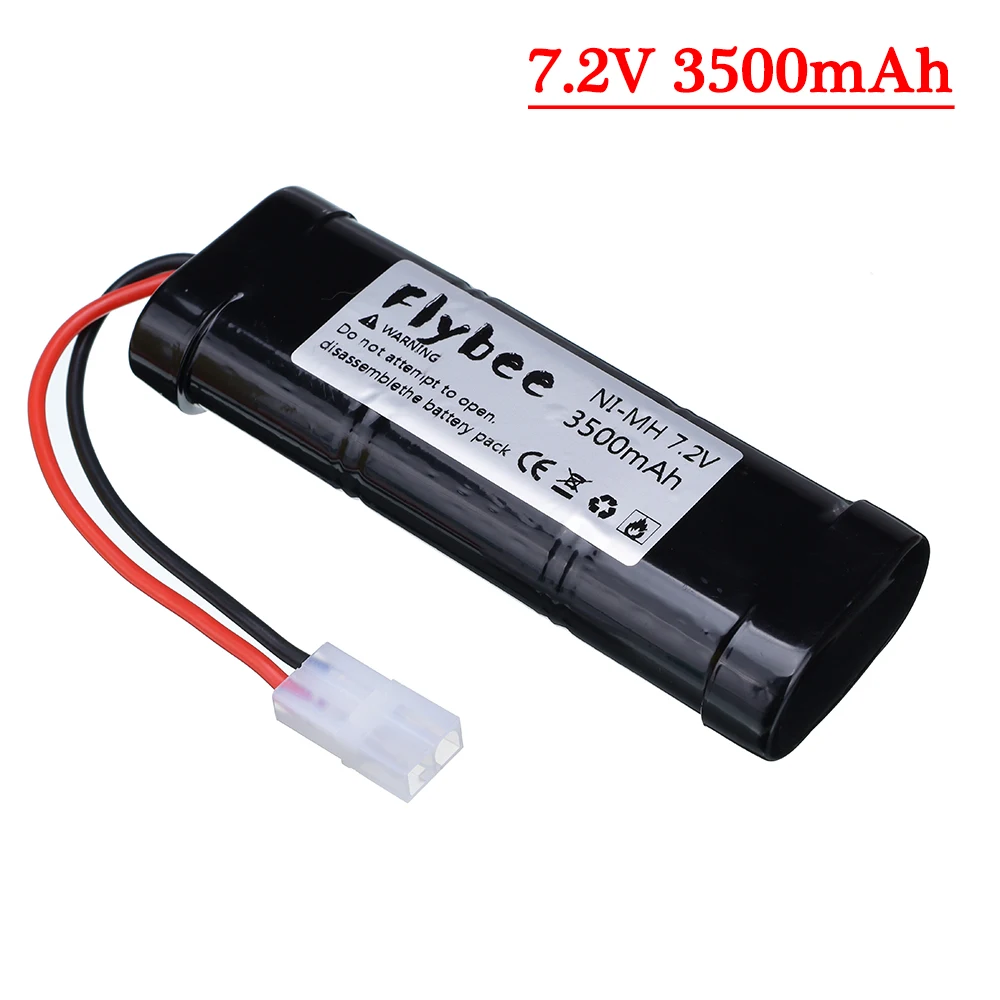 SC Battery NiMH 7.2V Rechargeable Battery For RC 1/16 Cars R/C Truck 7.2v 3500mAh 5000mAh 6800mah Battery with Tamiya Connector