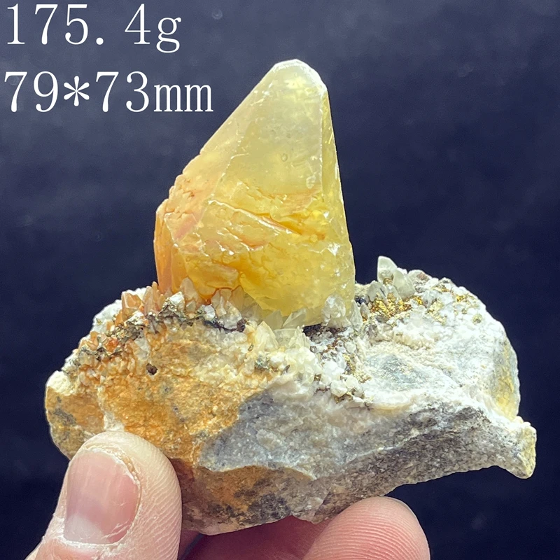 100% Natural Yellow Calcite Raw Stone Mineral Specimen Gemstone Healing Crystal Quartz Gem