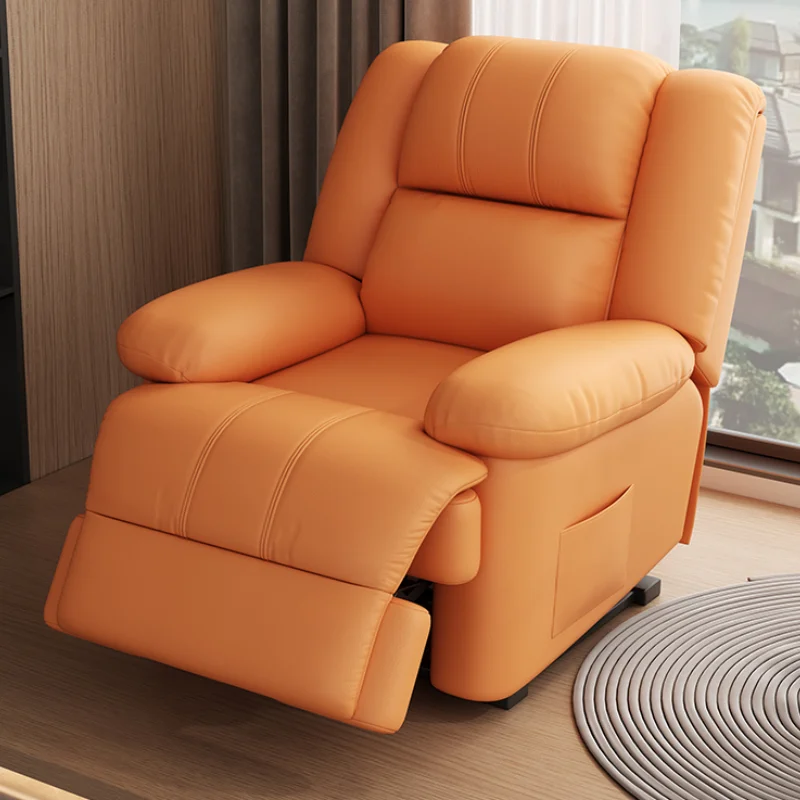 

Single Recliner Electric Armchair Furniture Luxury Living Room Sofa Leisure Sectional Cinema Seats Couch Muebles Bed Sofas Full