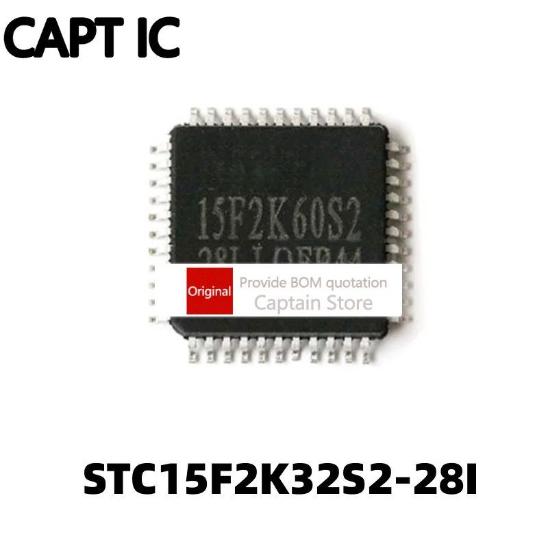 5PCS STC15F2K32S2-28I-LQFP44G