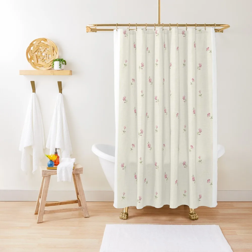 

Coquette aesthetic ditzy floral print Shower Curtain Bathroom Accessory Bathroom Decor Curtain